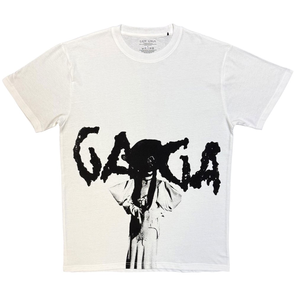 Lady Gaga - Mayhem Graphic Mens Tshirt - White